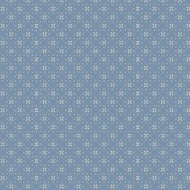 Imagem de Tecido Tricoline Geométrico Sintonia Fundo Azul Antigo - Peripan - 50 