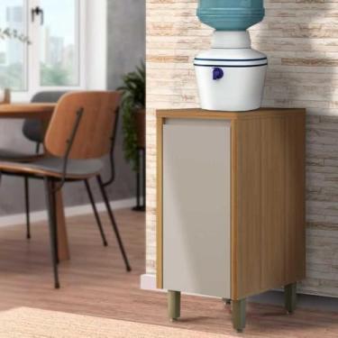 Imagem de Balcão Pequeno Bebedouro Cozinha 40cm Jequitibá Gris