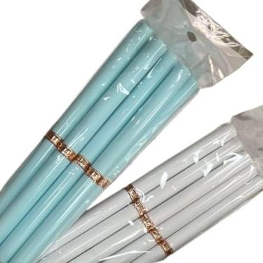 Imagem de Conjunto de 5 canetas para nail art, adequadas para unhas em gel(VERDE AGUA)