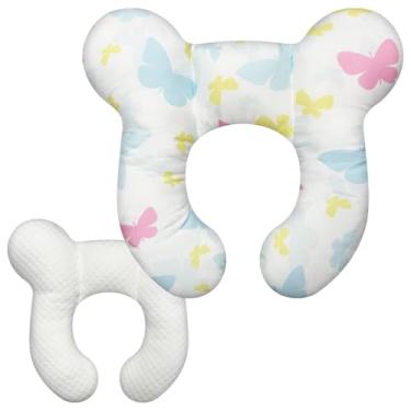 Imagem de XIGGA Almofada de viagem para bebês, almofada de suporte de cabeça e pescoço para bebês e crianças pequenas, adequada para assentos de segurança de carro, berços de bebê e assentos de carrinho de