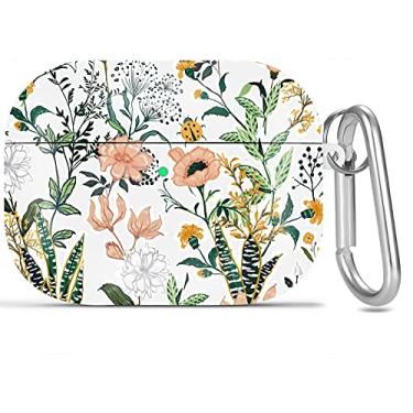 Imagem de Olytop Capa para AirPods Pro 3 Gen Flower 2025, linda joaninha Air pods Pro 3ª geração protetora pele dura feminina menina com chaveiro para Apple iPod Pro 3 Gen capa - flor/cacto