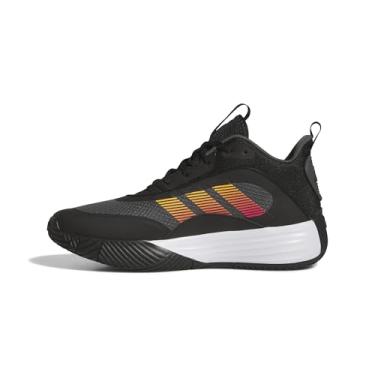 Imagem de adidas Tênis de basquete masculino Own The Game 3.0, preto/rosa choque/cor do fornecedor, 43