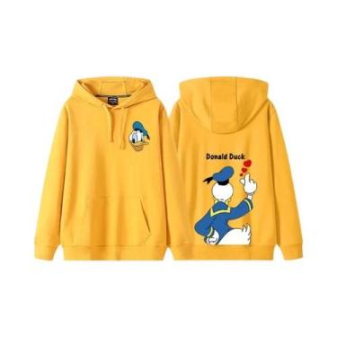 Imagem de Moletom com Capuz Anime Feminino Pato Donald e Margarida - Outono/Inve
