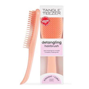 Imagem de Tangle Teezer Escova desembaraçadora definitiva para cabelos molhados e secos, elimina nós e reduz a quebra para todos os tipos de cabelo, damasco exclusivo da Amazon