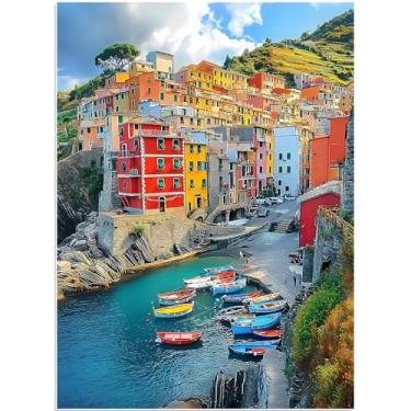 Imagem de Quebra-cabeça de 500 peças para adultos, quebra-cabeça paisagem litorânea para crianças adolescentes adultos, papel reciclado exclusivo divertido quebra-cabeça 500 peças, jogo de presente desafiador