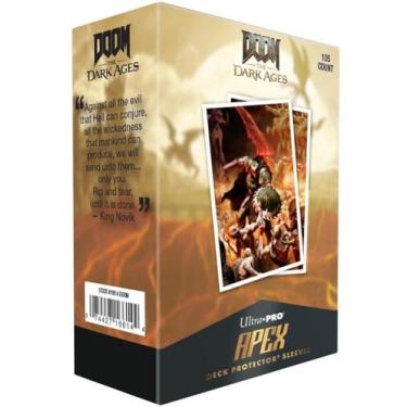 Imagem de Ultra Pro Card Sleeves Doom The Dark Ages 105ct APEX Deck Protector Sleeves - Onslaught
