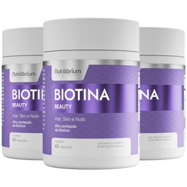 Imagem de Kit 3x Biotina Beauty Premium 180 Cápsulas Nutrilibrium