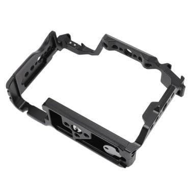 Imagem de Acouto Gaiola de Câmera Gaiola de Gravação de Vídeo de Alumínio Leve e Resistente Profissional para A7CII A7CR Com Furos de Parafuso de 1/4 de Polegada, Furos Roscados de 3/8 de