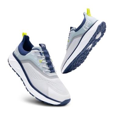 Imagem de Tênis de golfe masculino Stratus Spikeless com QuantaCloud Foam | Amortecimento incomparável semelhante a uma nuvem para caminhadas o dia todo | Cabedal premium para todos os climas | Versatilidade