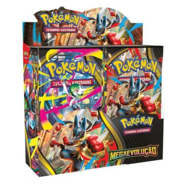 Imagem de Jogo Cartas Box Pokemon 36 Booster Mega Evolução Copag