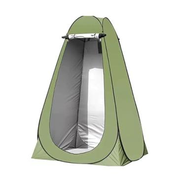 Imagem de Barraca Portátil Pop Up Privativa Banheiro Camping 150x150x190cm Dobrável(Verde)