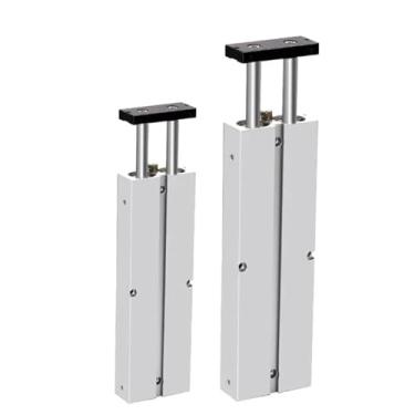 Imagem de Cilindro pneumático de haste dupla dupla TN 10 16 20 25 32 mm Curso de liga de alumínio 200 250 300 350 400 450 mm cilindro de ar (TN16, curso 300 mm)