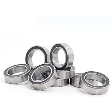 Imagem de 10 peças MR148-2RS 8 x 14 x 4 mm MR148RS Rolamento ABEC-7 L-1480DD Rolamentos de esferas de aço cromado com impressão preta seca