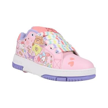 Imagem de HEELYS Sapato de salto com rodas Hello Kitty&Friends Kolect (criança pequena/adulto) para meninas, Rosa claro/lilás/multi, 17