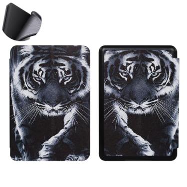 Imagem de Yzlvigrous Capa para Kindle Paperwhite 12th/Colorsoft Signature Edition 1ª Geração 2024, Tampa Traseira de TPU Macio de 7 Polegadas com Sono/acordamento Automático, Modelo: SA568B/SA59CP/SA569P