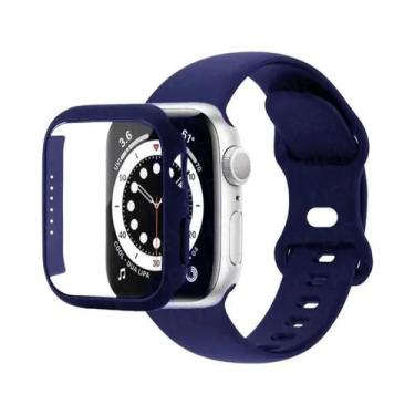 Imagem de Pulseira De Silicone Para Apple Watch 44mm 41mm 45mm 40mm 38mm 42mm Co