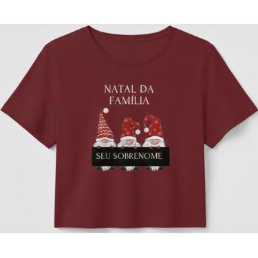 Imagem de Cropped Gnomos da Família Personalizável O Charme Natalino com Seu Sob
