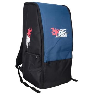 Imagem de Dynwave Bolsa organizadora para carrinhos de controle remoto, modelo de carro, bolsa de viagem, porta-objetos, compatível com jardim, fazenda e melhorias, Azul