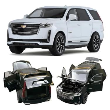 Imagem de Miniatura Cadillacc Escalade Suv 2022 Luz Som 1/24 (BRANCO)