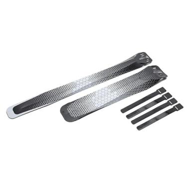 Imagem de Para-lamas de bicicleta à prova de poeira, protetor de pneu dianteiro e traseiro, leve, acessórios para bicicletas de marcha fixa, mountain bike e bicicleta de estrada.(Rhombic Lattice)