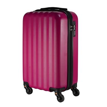 Imagem de Mala de Bordo em ABS Com 4 Rodas 360 - Roncalli Recife (Rosa Escuro)