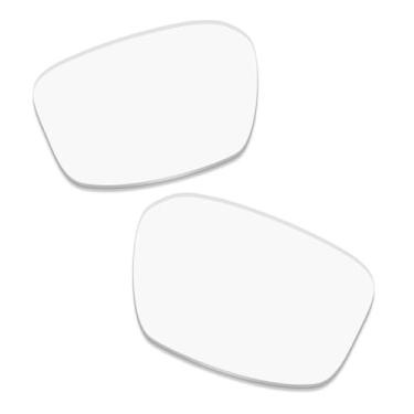Imagem de LenzProse Lentes de reposição polarizadas de 1,5 mm para óculos de sol Oakley Siphon OO9429 64 mm, antiarranhões | Ajuste perfeito, Hd Clear não polarizado - 1,5 mm, 64mm