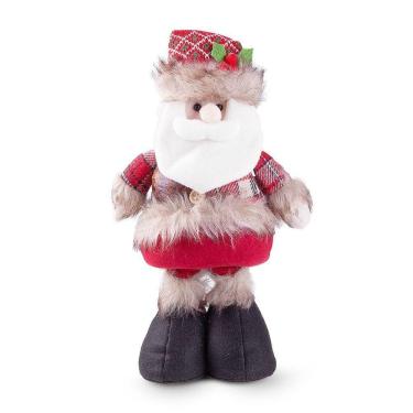 Imagem de Boneco De Natal Decorativo Em Poliéster Com Ajuste De Altura 42cm Papai Noel
