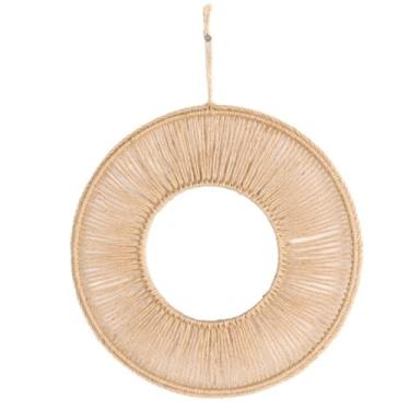 Imagem de Espelho decorativo multiuso pequeno montado na parede estilo rústico espelho de parede redondo criativo simples espelho de parede para sala de estar espelho de maquiagem montado na parede para casa