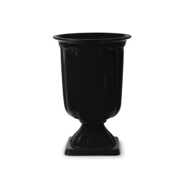 Imagem de Vaso Grego para Decoração – Toque Clássico para Casa, Sala e Eventos, Design Elegante(Preto)