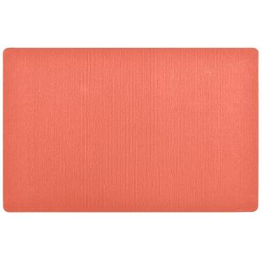 Imagem de TSENQUE Tapete de porta vermelho tomate personalizado, decoração de varanda de entrada externa, tapete de porta impermeável antiderrapante para casa, lavável, 81 cm x 50 cm