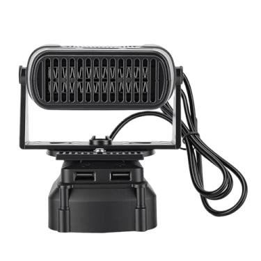 Imagem de Hyuduo Aquecedor de Espaço Sem Fio Aquecedor Portátil para Barraca de Carro Com 2 Modos de Portas USB Duplas Com Proteção contra Superaquecimento e Inclinação para Oficina, Quarto e