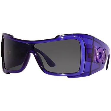 Imagem de Versace Óculos de sol VE4451 541987 Transparente Roxo/Cinza Escuro 127 mm, Roxo transparente/cinza escuro