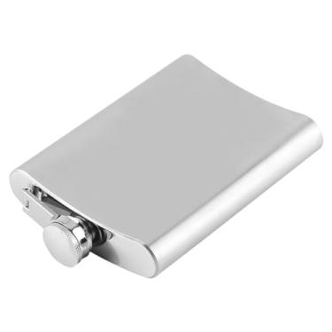 Imagem de SPYMINNPOO Frasco Portátil de Aço Inoxidável do álcool do Bolso Uísque para Amantes Vinho, Garrafa Ecológica Licor 8oz para Viagens e Eventos Ao Ar Livre (8 onças)