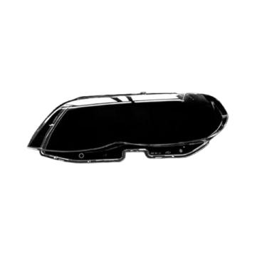 Imagem de Auto frente farol capa de vidro transparente faróis abajur lâmpada escudo máscaras compatível com bmw x5 e53 facelift 2004-2006(1pc Left Side)