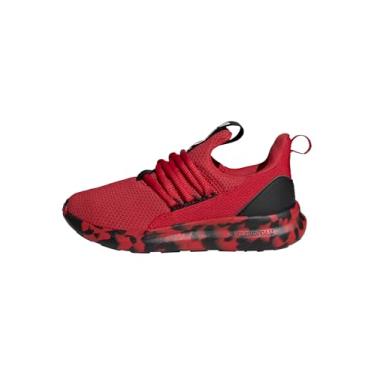 Imagem de Adidas Tênis infantil unissex Lite Racer Adapt 7.0, Better Scarlet/Preto/Branco, 17