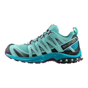 Imagem de Salomon Tênis de caminhada feminino Xa Pro 3D, Azul Curaçao/Azul/Roxo Escuro., 10