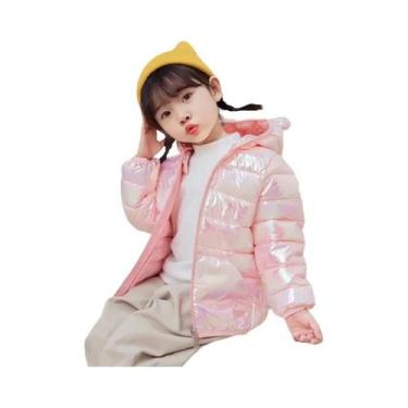 Imagem de Jaqueta De Inverno Com Capuz Para Meninas E Meninos, Leve E Quente, Ca