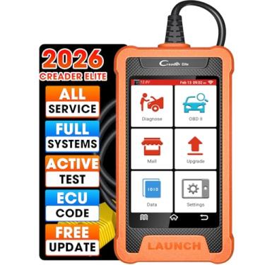 Imagem de LAUNCH Creader Elite para scanner BMW OBD2, ferramenta de digitalização bidirecional de diagnóstico de sistemas completos 2024, serviço de redefinição, codificação ECU, ferramenta de registro de
