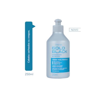 Imagem de Creme para Pentear Amend Gold Black Hidratação Nutritiva 250g