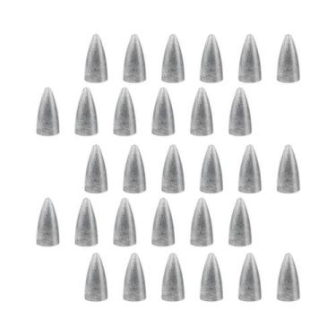 Imagem de Kit De 30 Pesos De Pesca Em Forma De Bala Com Ganchos De Explosão De N