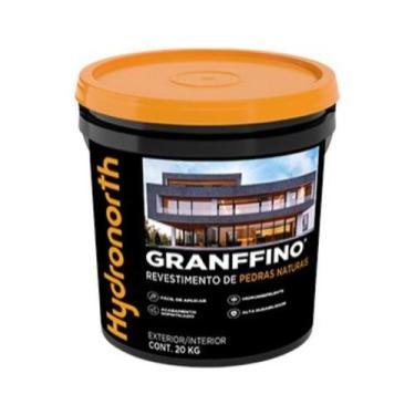 Imagem de Revestimento de Pedras Naturais Granffino 20kg Hydronorth, Café