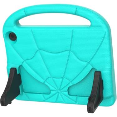 Imagem de Capa infantil para Tab 20.3 cm 2024, DICEKOO leve à prova de choque e à prova de choque fofa com alça de apoio - Turquesa