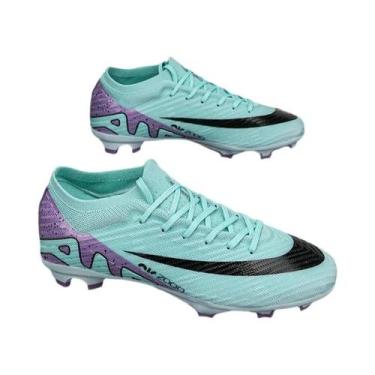 Imagem de Chuteiras De Futebol Masculinas De Cano Médio Antiderrapantes De Alta 