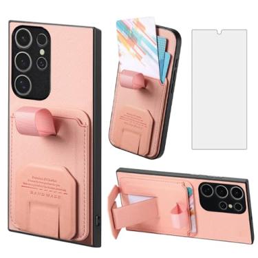 Imagem de Asuwish Capa de telefone para S25 Ultra WDZJCK US rosa