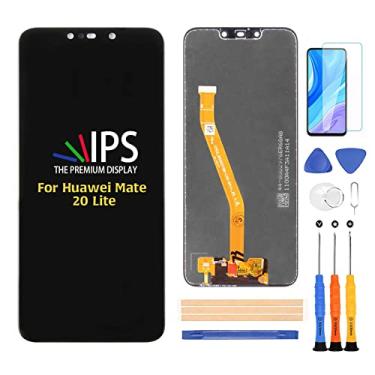 Imagem de A-MIND Para substituição de tela LCD Huawei Mate 20 Lite SNE, para Huawei Mate 20 Lite SNE LX1 LX2 LX3 Kit de peças de reparo de painel de exibição, com vidro temperado + ferramentas (preto sem