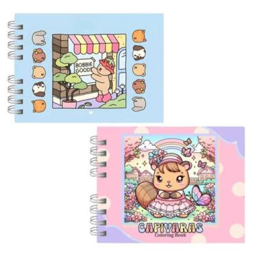 Imagem de Kit 2 Livros De Colorir Bobbie Goods + Capivaras Capa Dura