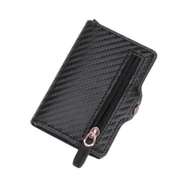 Imagem de Carteira Minimalista Inteligente Antifurto RFID Para Cartões De Crédit