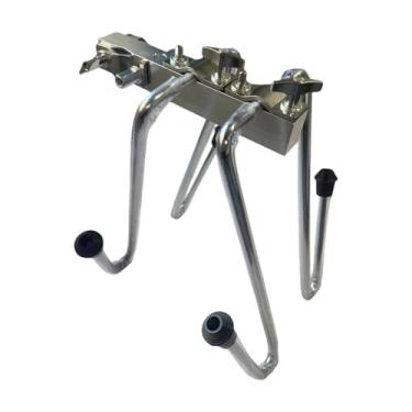 Imagem de KiBcsLic Suporte de prato de metal para pendurar, fácil de instalar e guardar. Ideal para, apresentações e concertos.