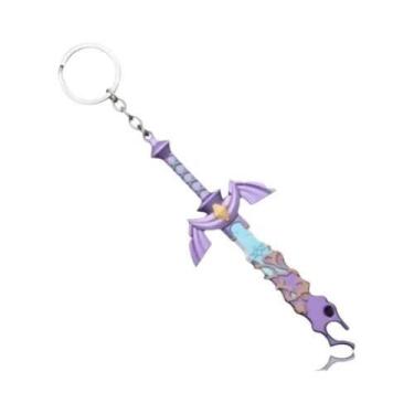 Imagem de Chaveiro Do Escudo Hylian Breath of the Wild Com Espada Mestra, Olho D