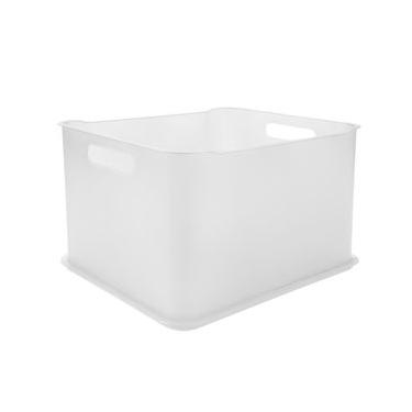 Imagem de Cesta Fit Ultra Coza com Alça 10822/0001 em Polipropileno - 38cm Transparente